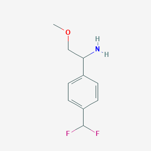 1-(4-(Difluoromethyl)phenyl)-2-methoxyethanamine