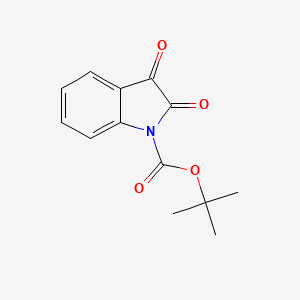 molecular formula C13H13NO4 B12976960 tert-Butyl 2,3-dioxoindoline-1-carboxylate 