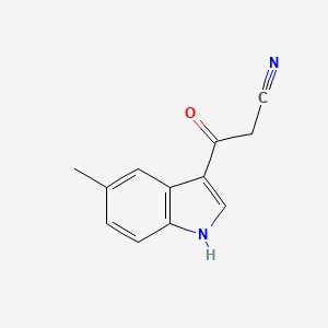 3-(5-Methyl-1H-indol-3-yl)-3-oxopropanenitrile