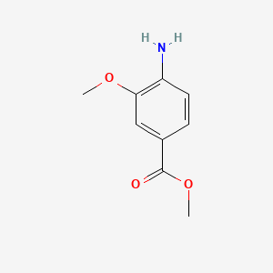 molecular formula C9H11NO3 B1297697 4-氨基-3-甲氧基苯甲酸甲酯 CAS No. 41608-64-4
