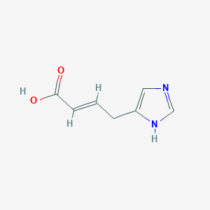 molecular formula C7H8N2O2 B12977033 (2E)-4-(1H-Imidazol-4-YL)but-2-enoic acid 