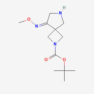 2,6-Diazaspiro[3.4]octane-2-carboxylic acid,8-(methoxyimino)-,1,1-dimethylethyl ester