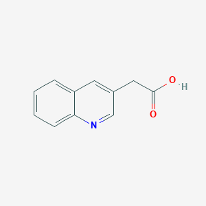 molecular formula C11H9NO2 B1297708 2-(喹啉-3-基)乙酸 CAS No. 21168-40-1