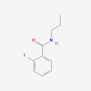 molecular formula C10H12FNO B12977086 2-fluoro-N-propylbenzamide 