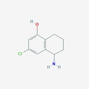 5-Amino-3-chloro-5,6,7,8-tetrahydronaphthalen-1-ol