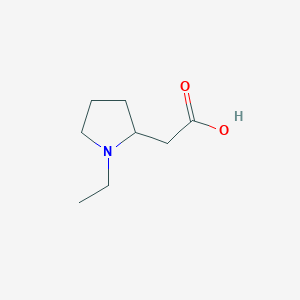 2-(1-Ethylpyrrolidin-2-yl)acetic acid