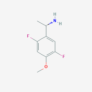 (S)-1-(2,5-Difluoro-4-methoxyphenyl)ethanamine