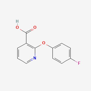 molecular formula C12H8FNO3 B1297714 2-(4-氟苯氧基)烟酸 CAS No. 54629-13-9
