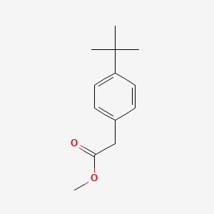 molecular formula C13H18O2 B1297717 对甲基叔丁基苯乙酸甲酯 CAS No. 3549-23-3
