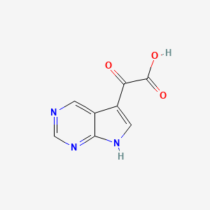 2-Oxo-2-(7H-pyrrolo[2,3-d]pyrimidin-5-yl)acetic acid