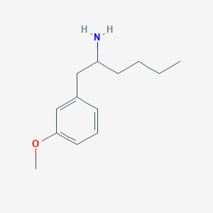 1-(3-Methoxyphenyl)hexan-2-amine