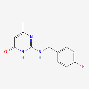 2-((4-fluorobenzyl)amino)-6-methylpyrimidin-4(3H)-one