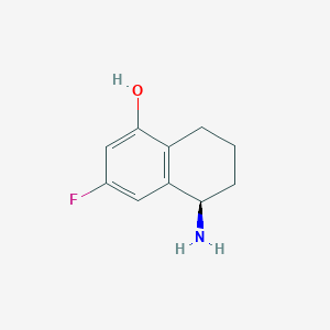 (R)-5-Amino-3-fluoro-5,6,7,8-tetrahydronaphthalen-1-ol