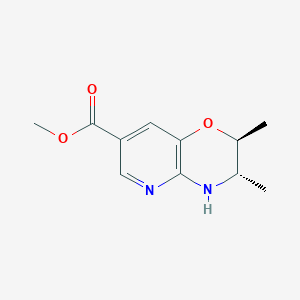 methyl (2S,3S)-2,3-dimethyl-3,4-dihydro-2H-pyrido[3,2-b][1,4]oxazine-7-carboxylate