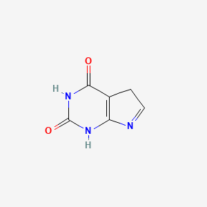 molecular formula C6H5N3O2 B12977252 1H-Pyrrolo[2,3-d]pyrimidine-2,4(3H,5H)-dione 