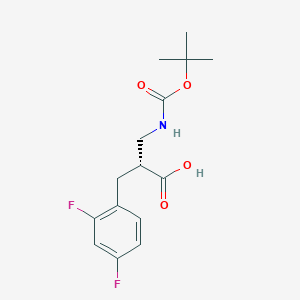 (R)-3-((tert-Butoxycarbonyl)amino)-2-(2,4-difluorobenzyl)propanoic acid