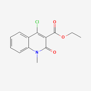 molecular formula C13H12ClNO3 B1297728 4-氯-1-甲基-2-氧代-1,2-二氢喹啉-3-羧酸乙酯 CAS No. 75483-04-4