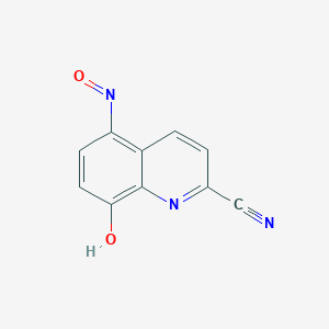 8-Hydroxy-5-nitrosoquinoline-2-carbonitrile