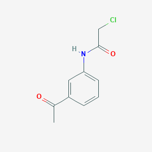 molecular formula C10H10ClNO2 B1297735 N-(3-乙酰基苯基)-2-氯乙酰胺 CAS No. 42865-69-0