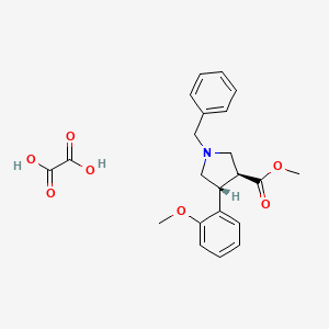 rel-Methyl (3S,4R)-1-benzyl-4-(2-methoxyphenyl)pyrrolidine-3-carboxylate oxalate