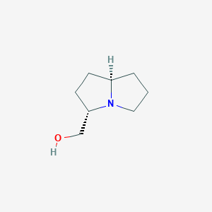 ((3S,7AR)-hexahydro-1H-pyrrolizin-3-yl)methanol