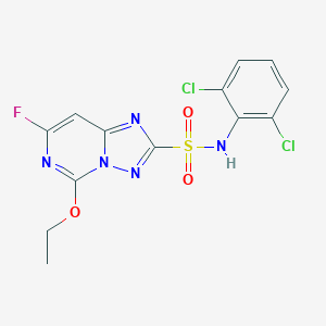 molecular formula C13H10Cl2FN5O3S B129774 敌草隆 CAS No. 145701-21-9