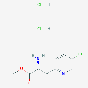 Methyl (2r)-2-amino-3-(5-chloropyridin-2-yl)propanoate dihydrochloride