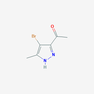 1-(4-Bromo-5-methyl-1H-pyrazol-3-yl)ethanone