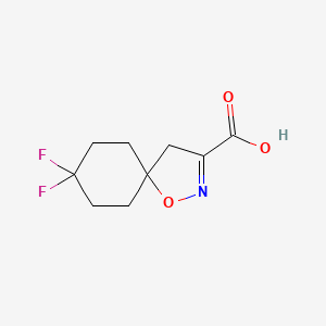 8,8-Difluoro-1-oxa-2-azaspiro[4.5]dec-2-ene-3-carboxylic acid