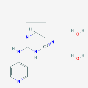 molecular formula C13H23N5O2 B12977517 Pinacidil dihydrate 