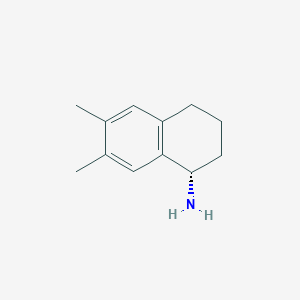 (S)-6,7-Dimethyl-1,2,3,4-tetrahydronaphthalen-1-amine