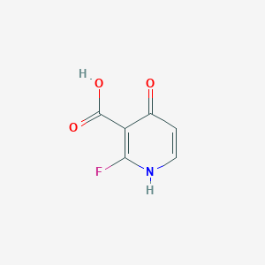 molecular formula C6H4FNO3 B12977583 2-Fluoro-4-hydroxynicotinic acid 