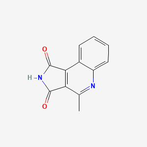 molecular formula C12H8N2O2 B1297759 4-甲基-1H-吡咯并[3,4-c]喹啉-1,3(2H)-二酮 CAS No. 27295-64-3
