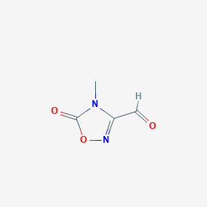 4-Methyl-5-oxo-4,5-dihydro-1,2,4-oxadiazole-3-carbaldehyde