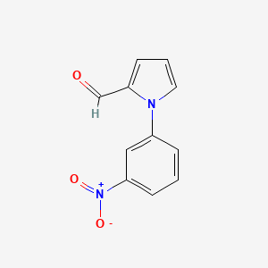 molecular formula C11H8N2O3 B1297763 1-(3-硝基苯基)-1H-吡咯-2-甲醛 CAS No. 85841-67-4
