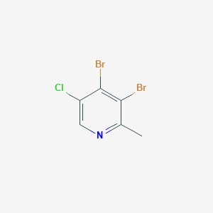 3,4-Dibromo-5-chloro-2-methylpyridine