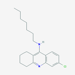 6-chloro-N-heptyl-1,2,3,4-tetrahydroacridin-9-amine