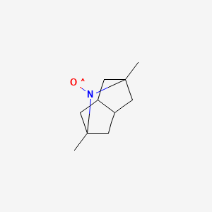 molecular formula C10H16NO B12977647 Octahydro-2,5-dimethylpentalene-2,5-imin-7-yloxy 