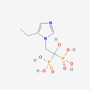 [2-(5-Ethyl-imidazol-1-yl)-1-hydroxy-1-phosphono-ethyl]-phosphonic acid