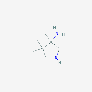 3,4,4-Trimethylpyrrolidin-3-amine