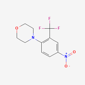 B1297769 4-[4-Nitro-2-(trifluoromethyl)phenyl]morpholine CAS No. 54672-11-6
