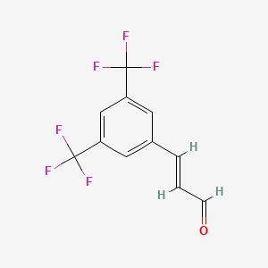 3-(3,5-Bis(trifluoromethyl)phenyl)acrylaldehyde