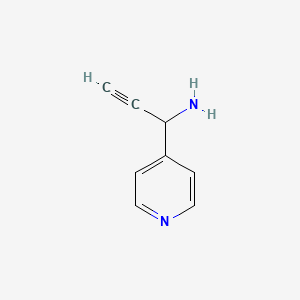 1-(Pyridin-4-yl)prop-2-yn-1-amine