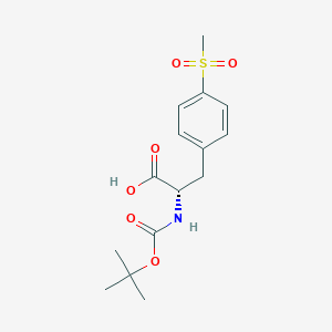 (S)-2-((tert-Butoxycarbonyl)amino)-3-(4-(methylsulfonyl)phenyl)propanoic acid