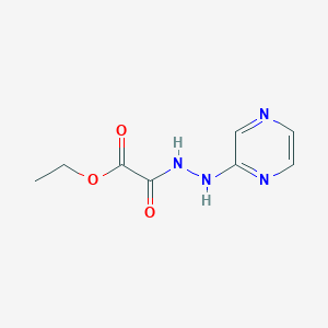 Ethyl oxo-(N'-pyrazin-2-yl-hydrazino)acetate