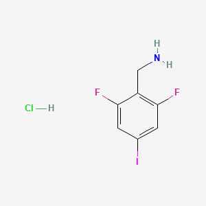 (2,6-Difluoro-4-iodophenyl)methanamine hydrochloride