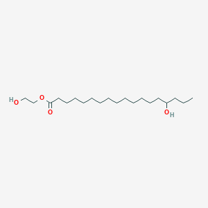 molecular formula C20H40O4 B12977828 2-Hydroxyethyl 15-hydroxyoctadecanoate CAS No. 863485-92-1