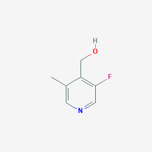 molecular formula C7H8FNO B12977873 (3-Fluoro-5-methylpyridin-4-yl)methanol 