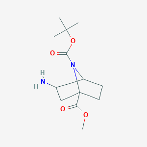 7-(tert-Butyl) 1-methyl 3-amino-7-azabicyclo[2.2.1]heptane-1,7-dicarboxylate