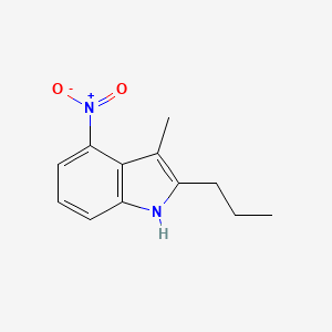 3-Methyl-4-nitro-2-propyl-1H-indole